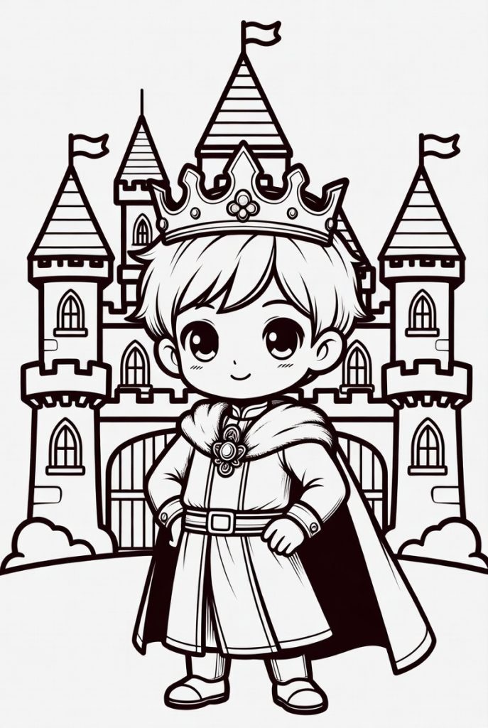 Tô màu Hoàng Tử Hấp Dẫn