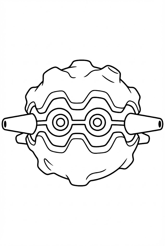 Tô màu Pokemon Forretress