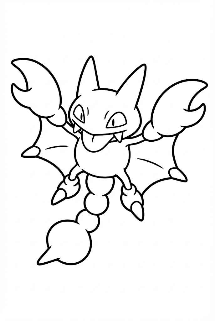 Tô màu Pokemon Gligar