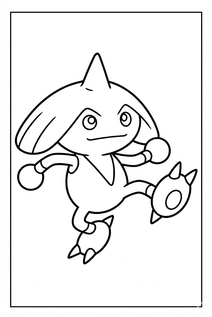 Tô màu Pokemon Hitmontop