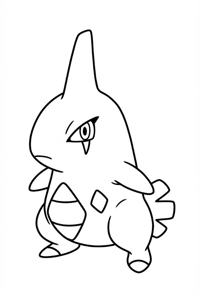 Tô màu Pokemon Larvitar