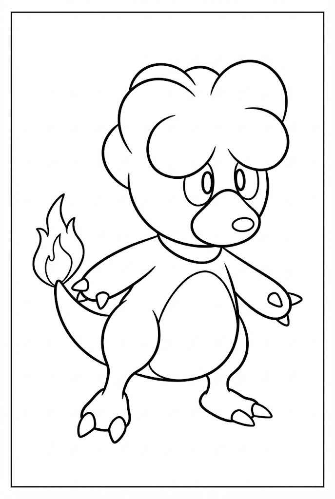 Tô màu Pokemon Magby