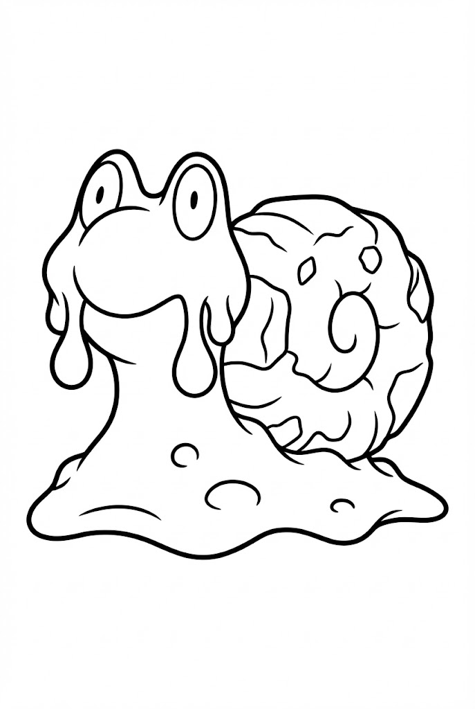 Tô màu Pokemon Magcargo