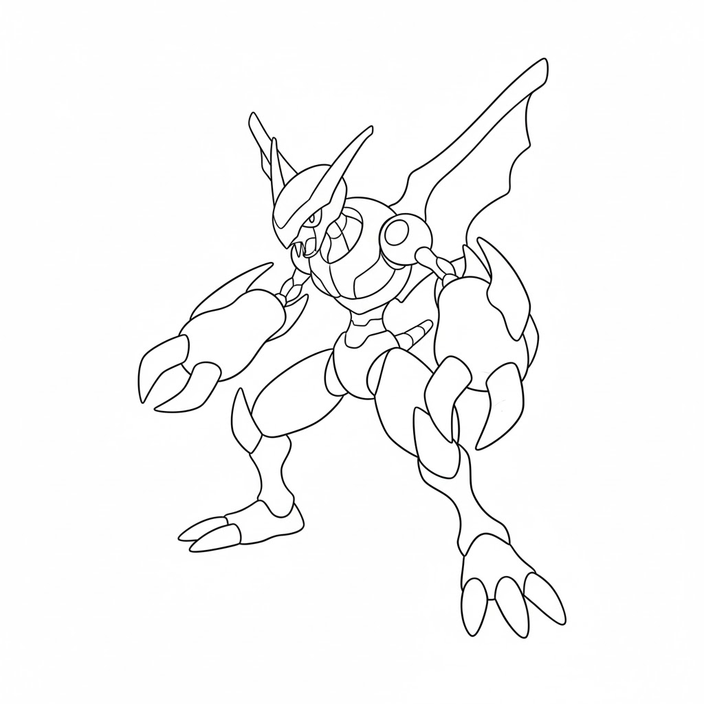 Tô màu Pokemon Scizor