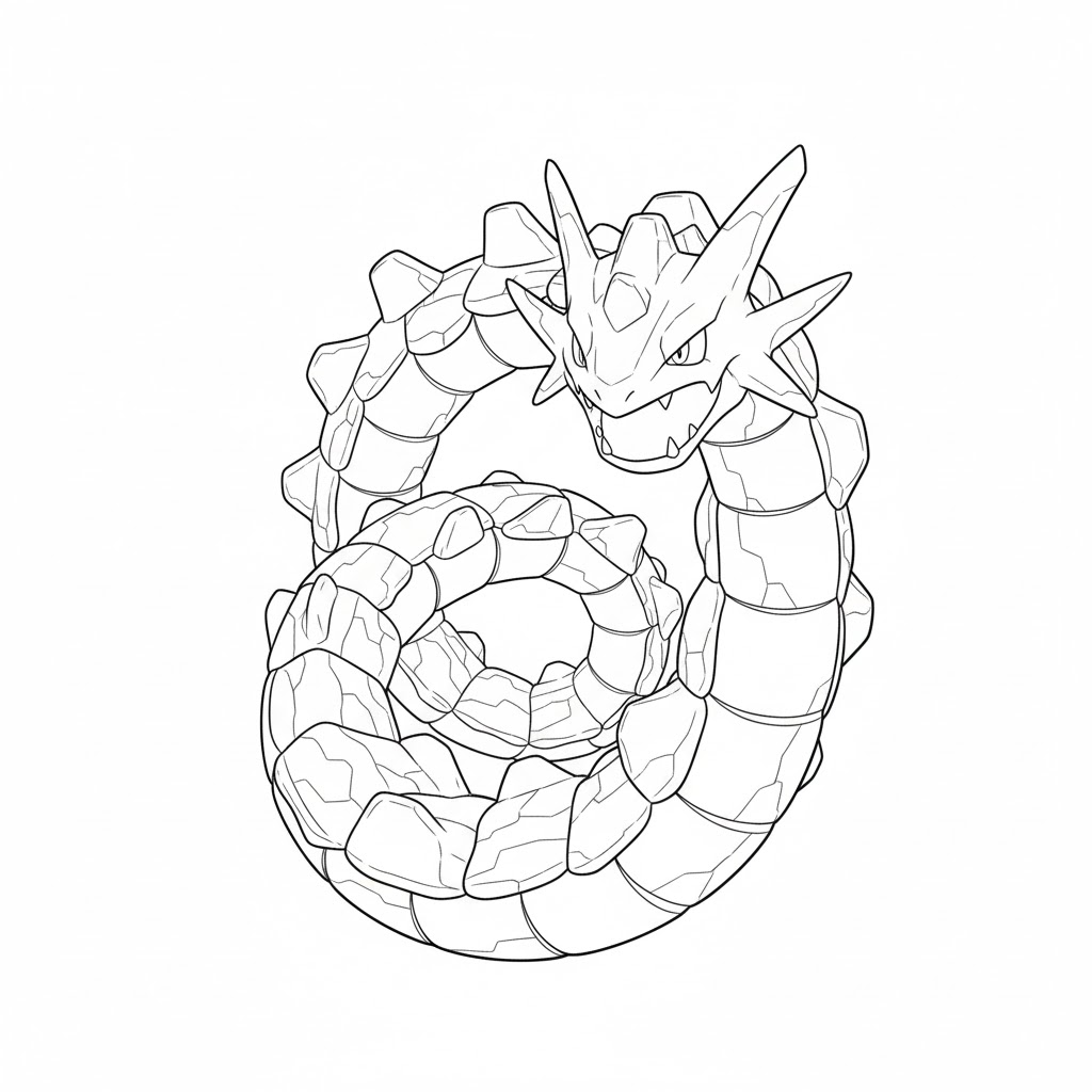 Tô màu Pokemon Steelix