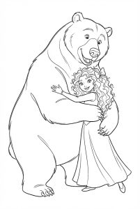 Tô màu Vua Angus Và Merida