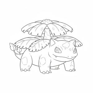 Tô màu bulbasaur pokemon