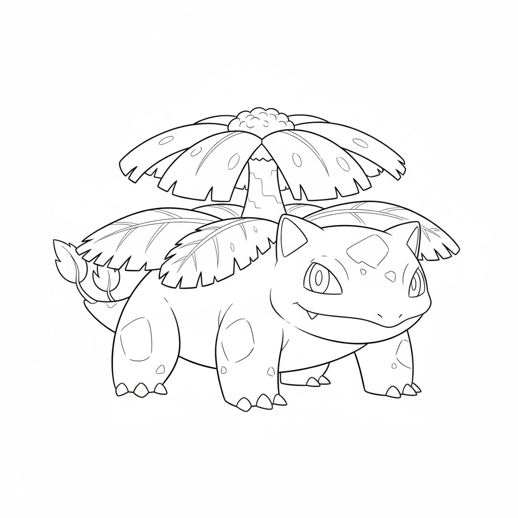 Tô màu bulbasaur pokemon