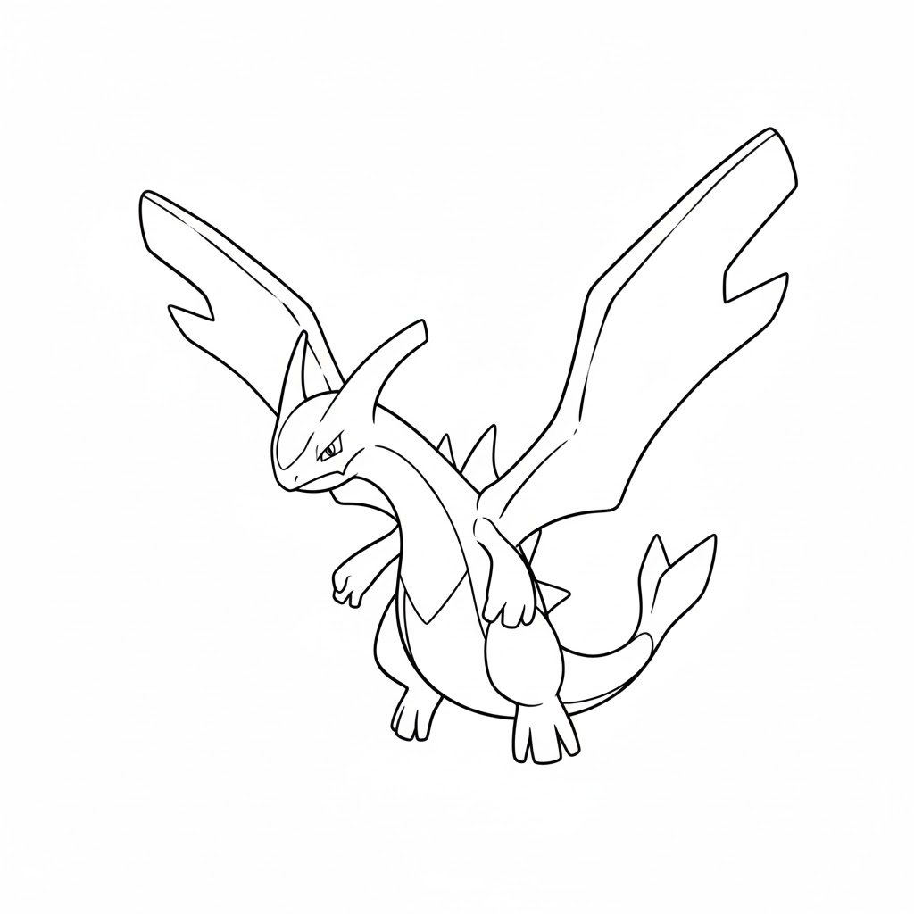 Tô màu lugia trong pokemon