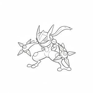 Tô màu pokemon gekkoga