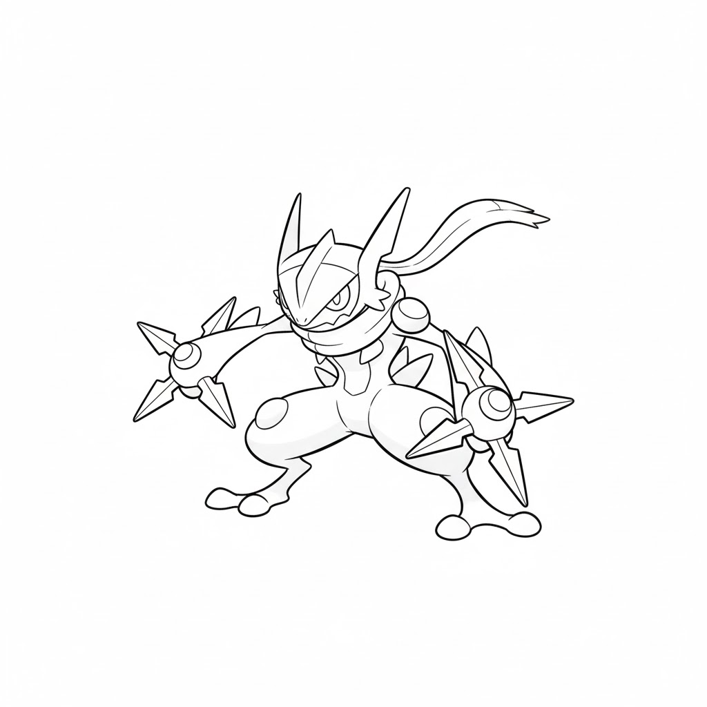 Tô màu pokemon gekkoga