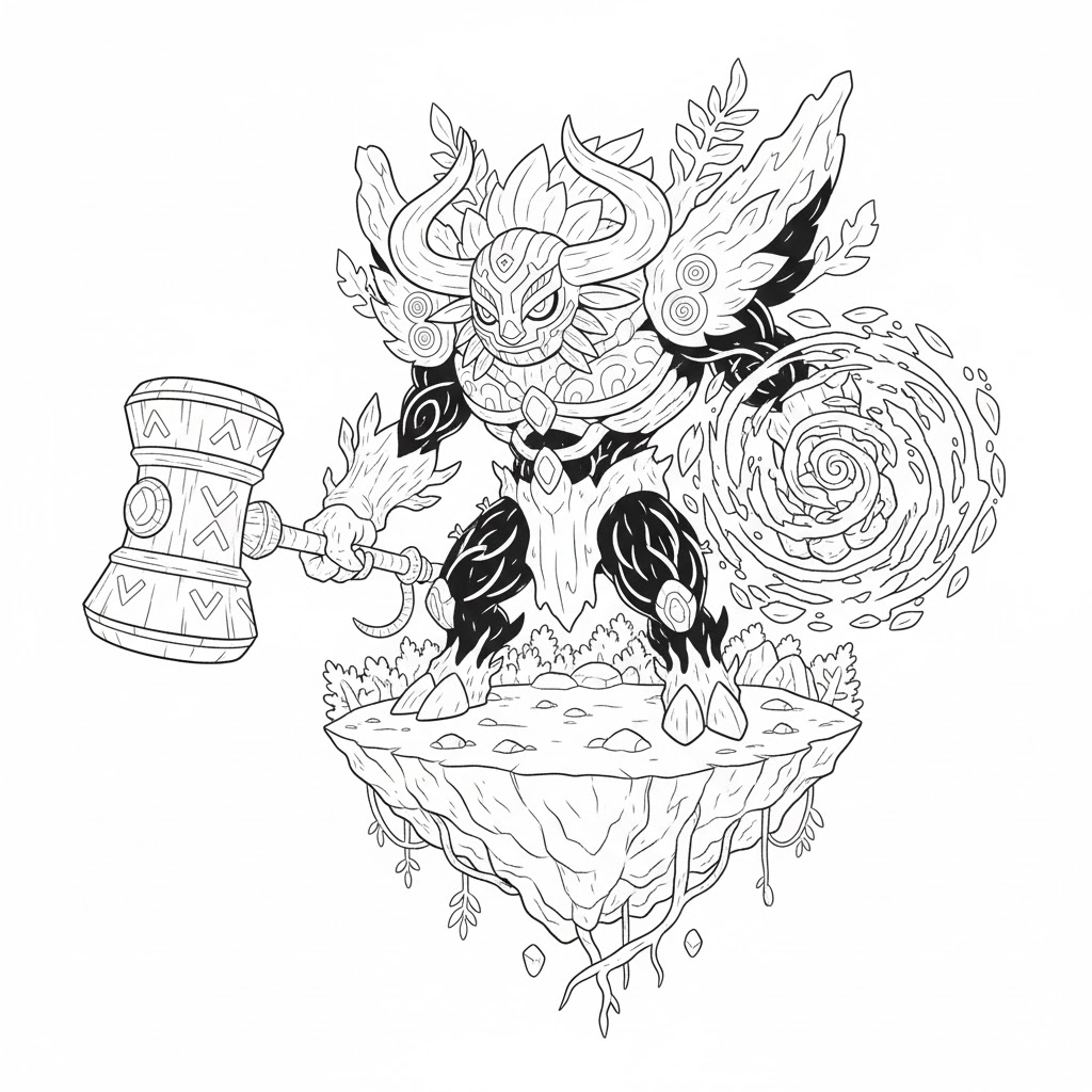 Tô màu pokemon kapu bululu