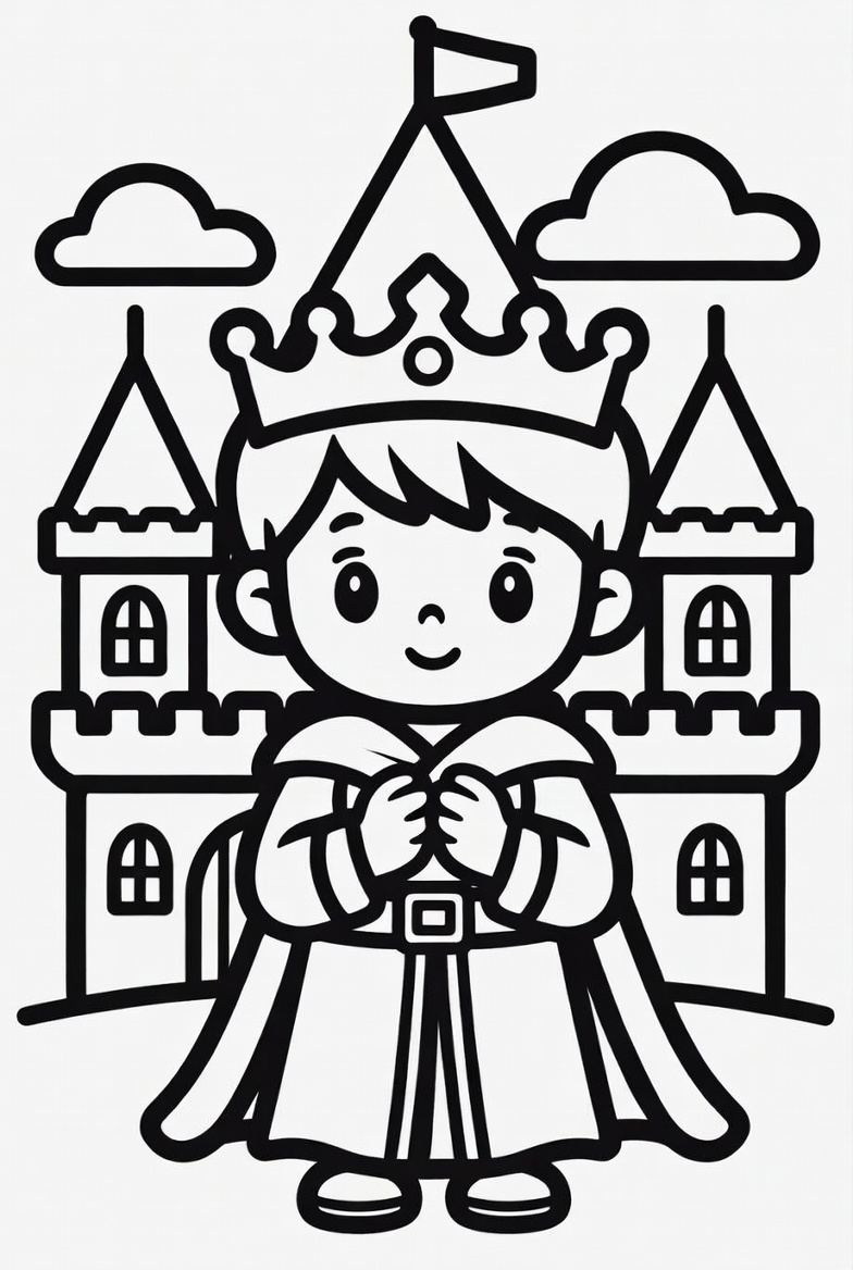 Tô màu Hoàng Tử Trẻ