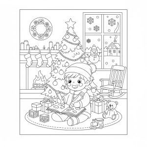 Tô Màu Noel và Bé